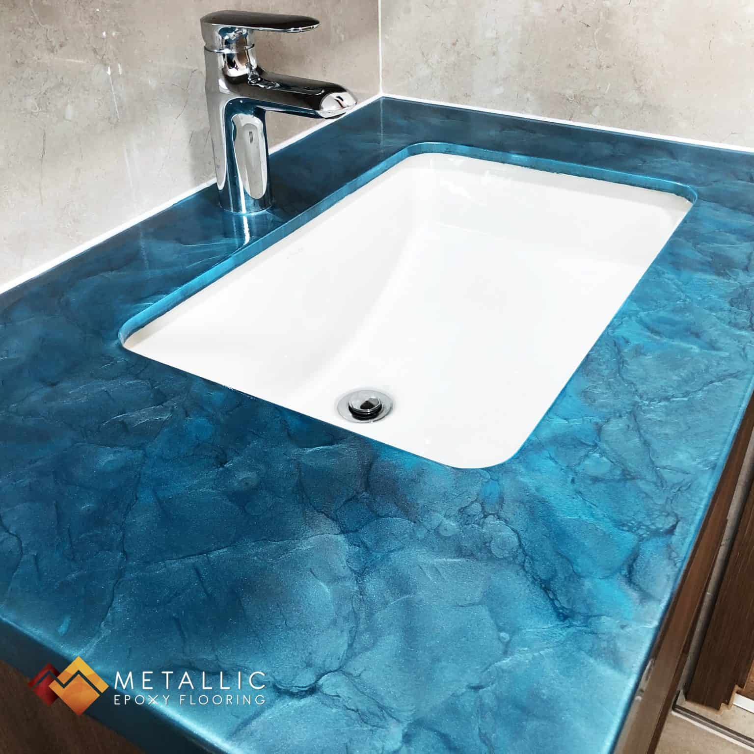 Vanity Tops Metallic Epoxy Singapore