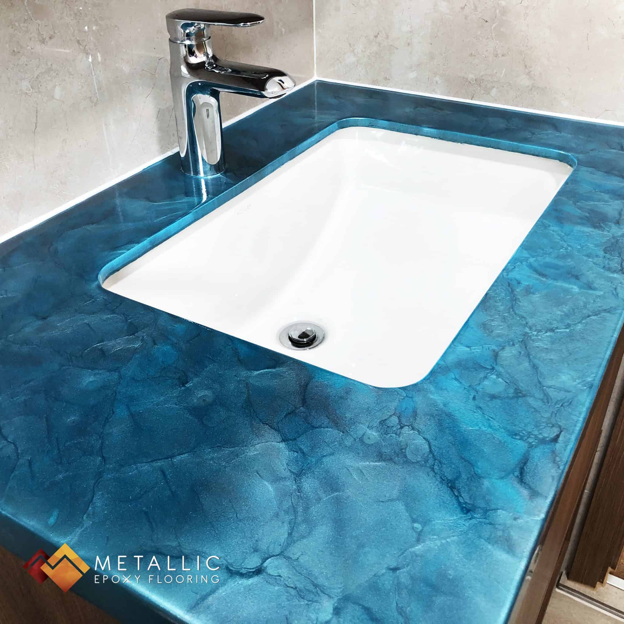 Vanity Tops Metallic Epoxy Singapore