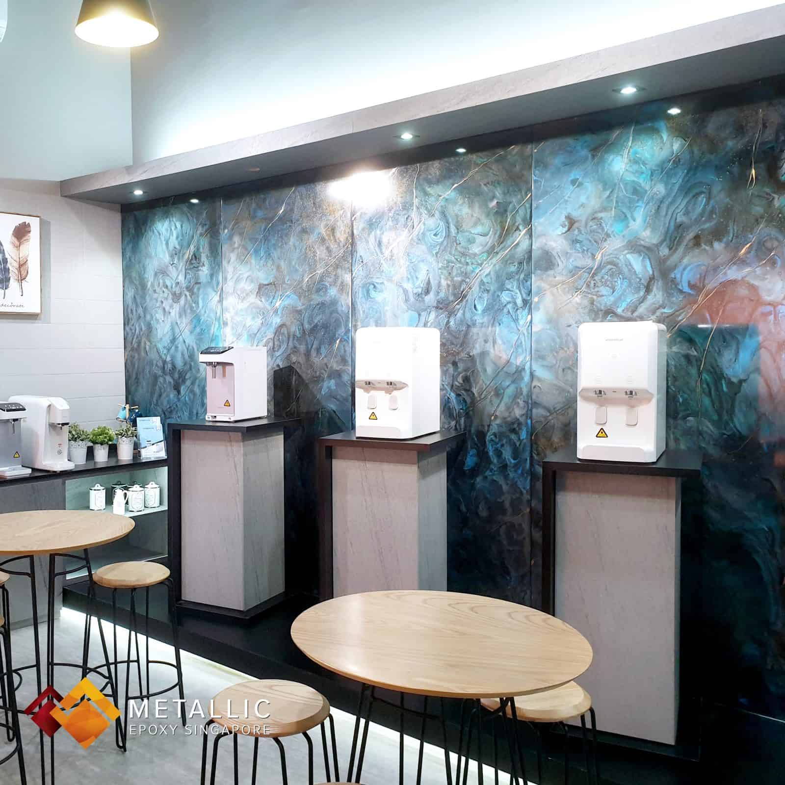 Feature Walls Metallic Epoxy Singapore Official site