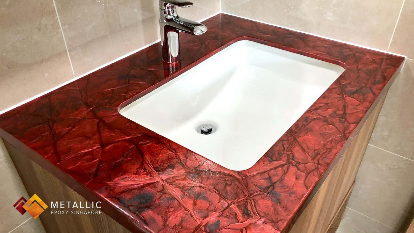 Vanity Tops Metallic Epoxy Singapore